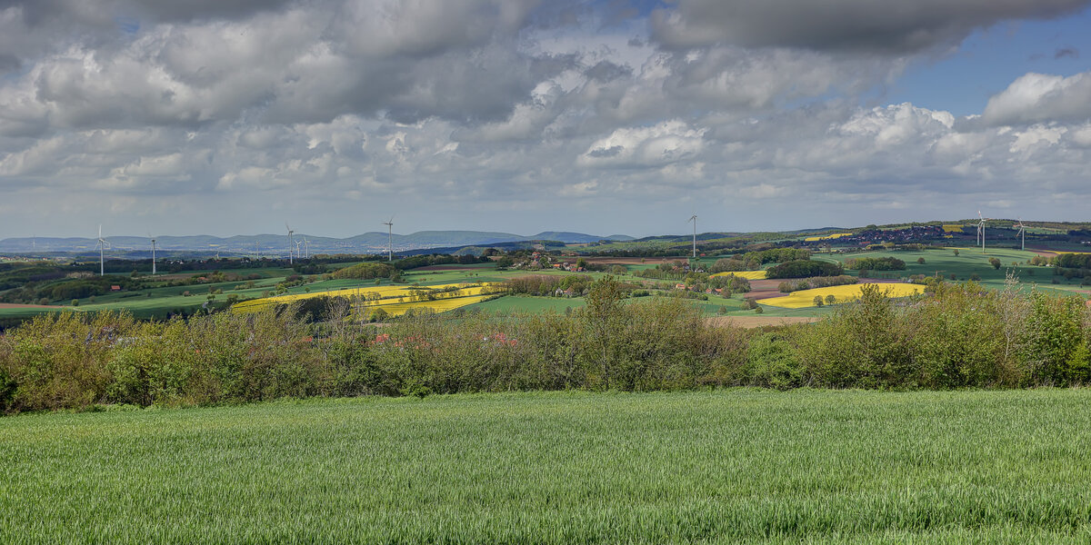 Blick von der Hohenasch im Extertal.