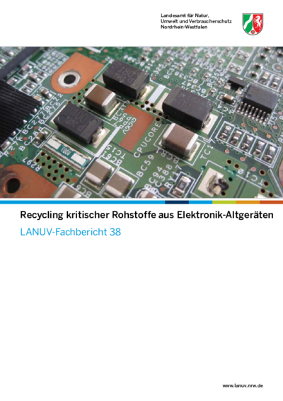 Recycling kritischer Rohstoffe aus Elektronik-Altgeräten