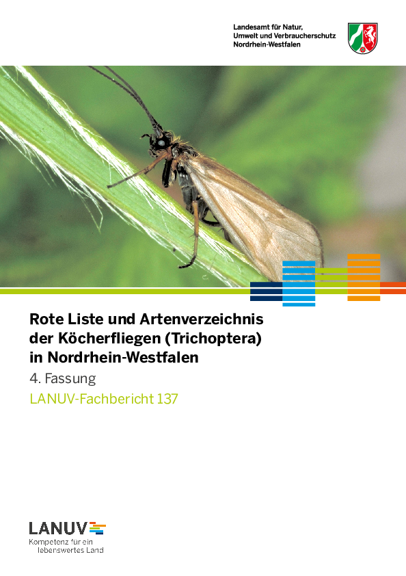 Rote Liste und Artenverzeichnis der Köcherfliegen (Trichoptera) in Nordrhein-Westfalen, 4. Fassung