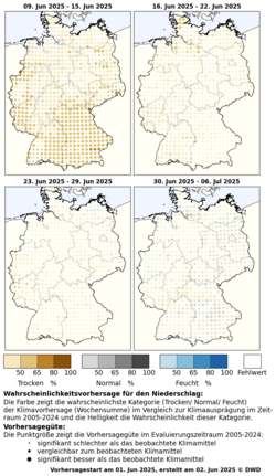 DWD-Profi-Witterungsvorhersage Niederschlag