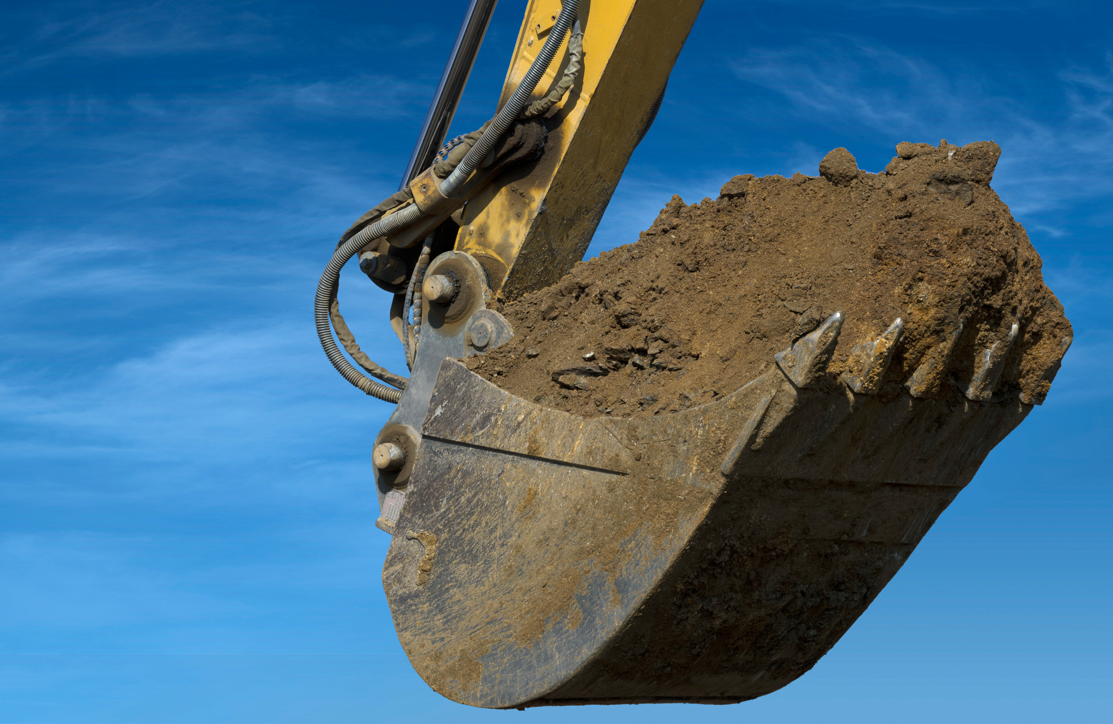 Baggerschaufel,  Foto: Adobe Stock/ bluedesign