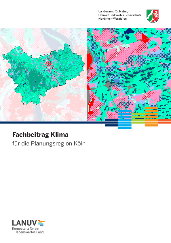 Fachbeitrag Klima Köln Fachbeitrag Klima für die Planungsregion Köln