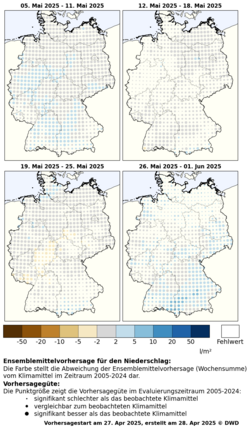 DWD-Profi-Witterungsvorhersage Niederschlag