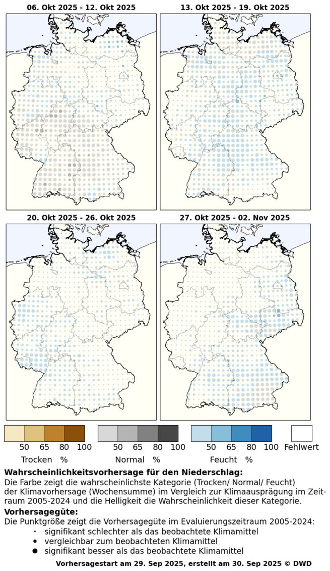 DWD-Profi-Witterungsvorhersage Niederschlag