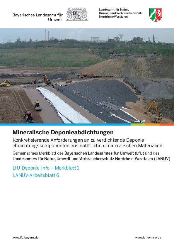 Mineralische Deponieabdichtungen