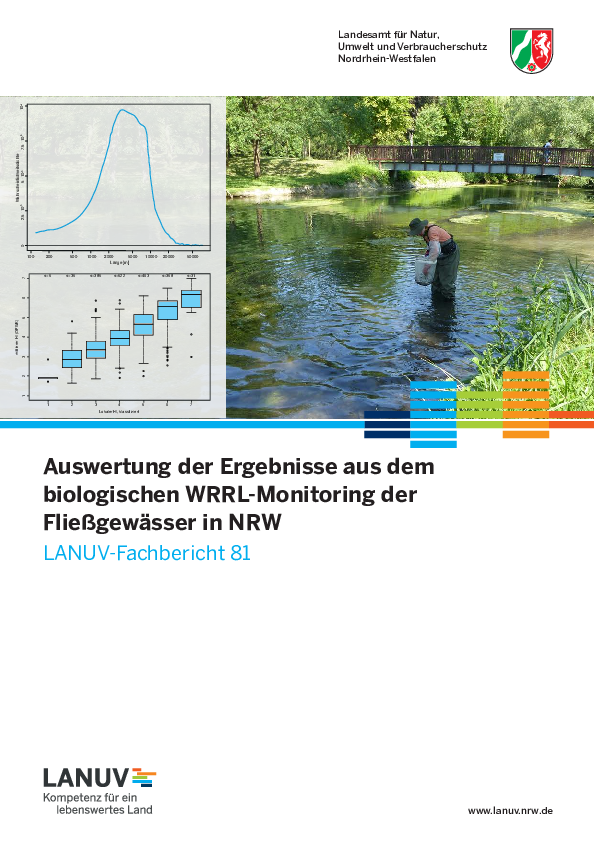 Auswertung der Ergebnisse aus dem biologischen WRRL-Monitoring der Fließgewässer in NRW