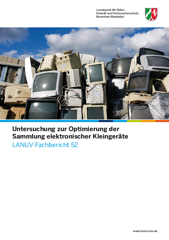 Untersuchung zur Optimierung der Sammlung elektronischer Kleingeräte