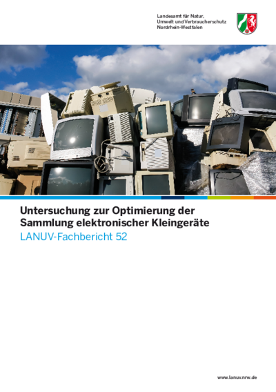 Untersuchung zur Optimierung der Sammlung elektronischer Kleingeräte