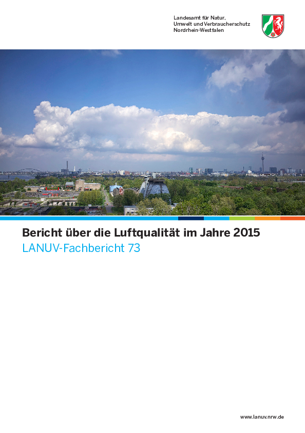 Bericht über die Luftqualität im Jahr 2015