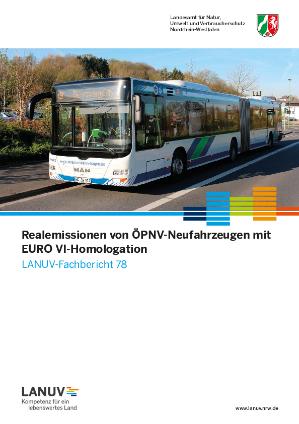 Realemissionen von ÖPNV-Fahrzeugen mit EURO VI-Homologation