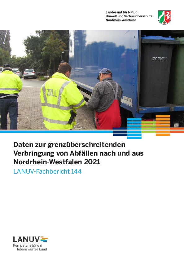 Daten zur grenzüberschreitenden Verbringung von Abfällen nach und aus Nordrhein-Westfalen 2021