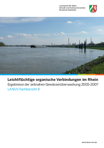 Leichtflüchtige organische Verbindungen im Rhein