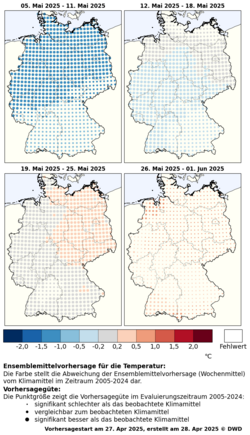 DWD-Profi-Witterungsvorhersage Temperatur