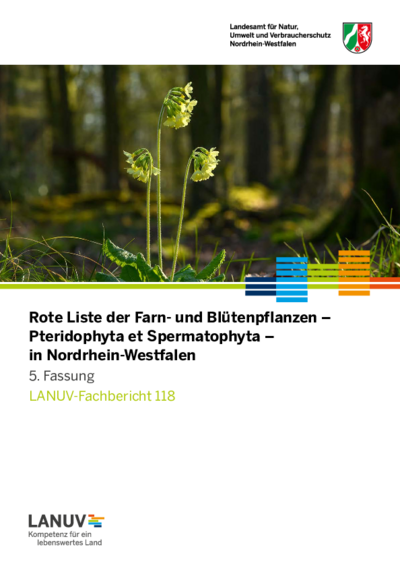Rote Liste der Farn- und Blütenpflanzen – Pteridophyta et Spermatophyta – in Nordrhein-Westfalen. 5. Fassung