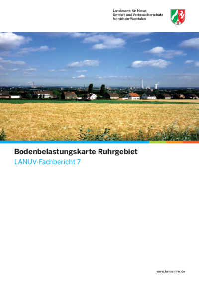 Bodenbelastungskarte Ruhrgebiet