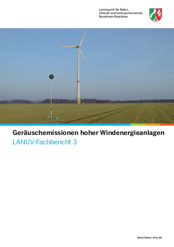Geräuschemissionen hoher Windenergieanlagen