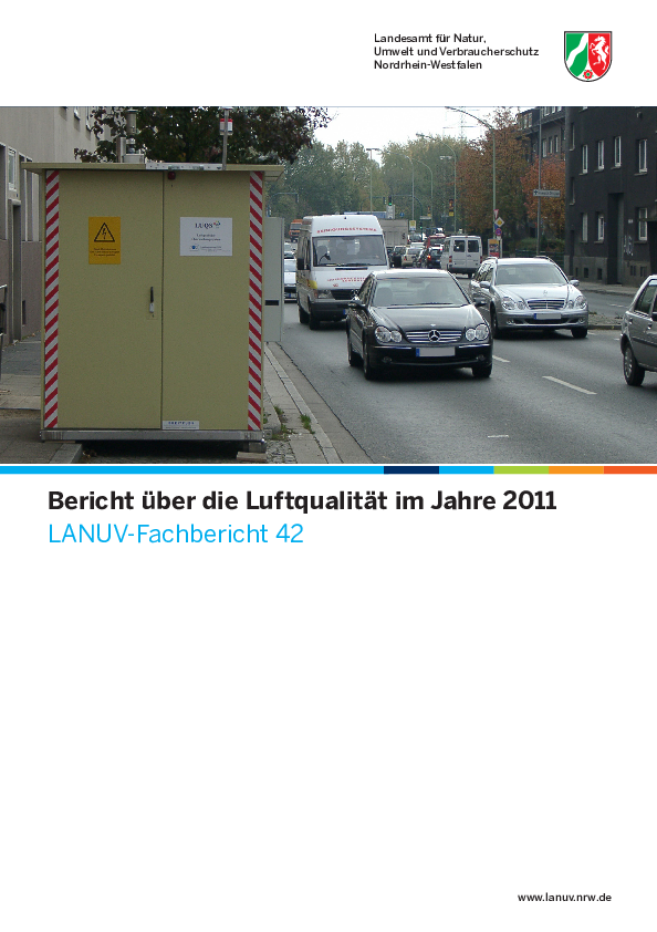Bericht über die Luftqualität im Jahre 2011