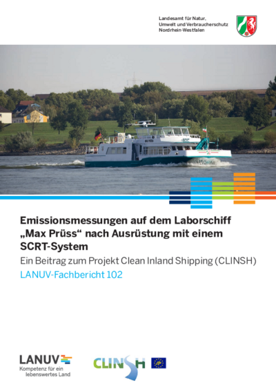 Emissionsmessungen auf dem Laborschiff Max Prüss nach Ausrüstung mit einem SCRT-System - Ein Beitrag zum Projekt Clean Inland Shipping (CLINSH)