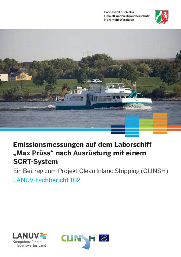 Emissionsmessungen auf dem Laborschiff Max Prüss nach Ausrüstung mit einem SCRT-System - Ein Beitrag zum Projekt Clean Inland Shipping (CLINSH)