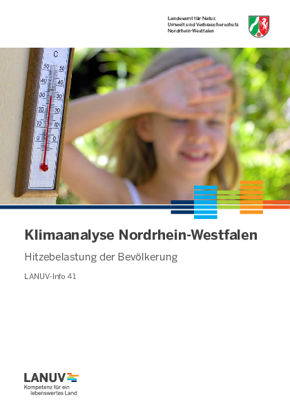 Klimaanalyse Nordrhein-Westfalen. Hitzebelastung der Bevölkerung